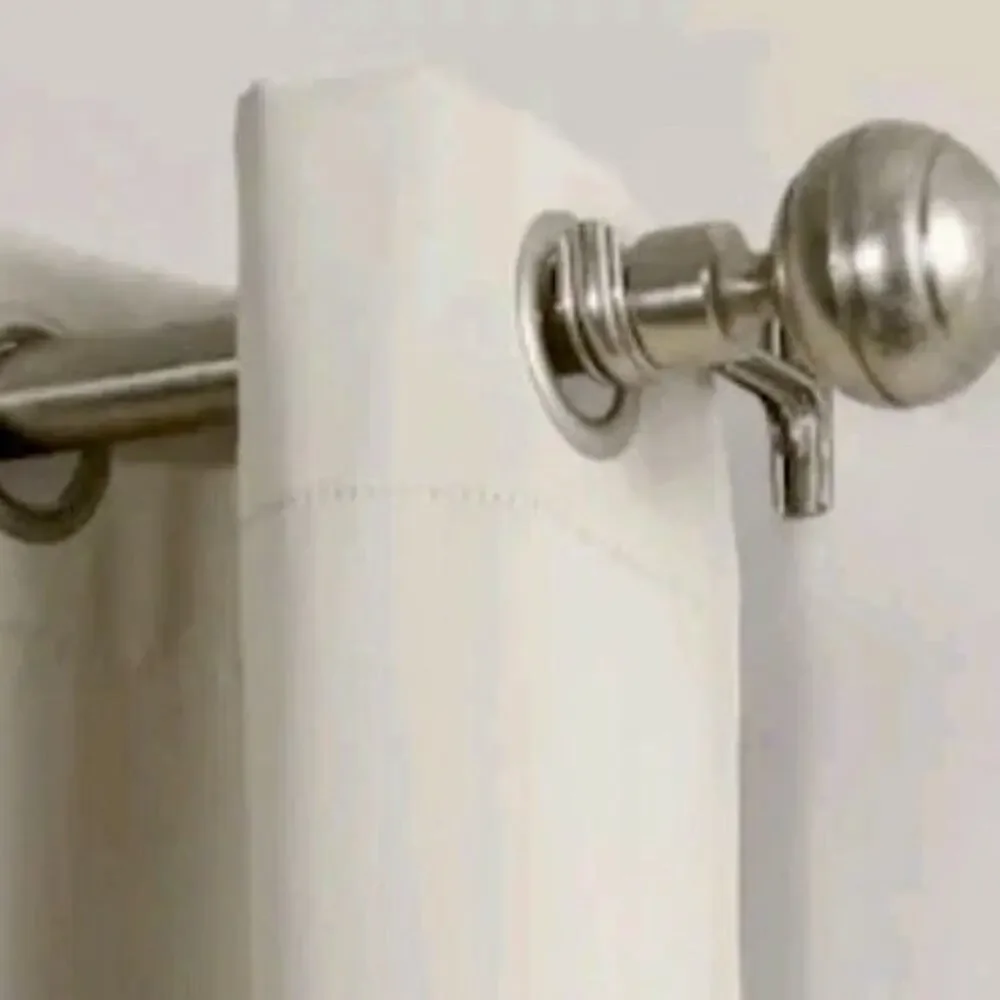 2 Panels Pearl Tan Sun Zero Blackout Energy Efficient Grommet Curtains 40